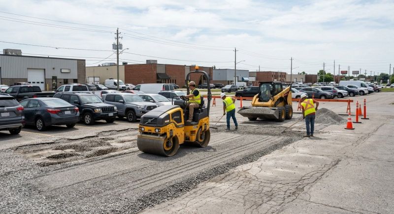 Parking Lot Gravel Repair in Provo, UT