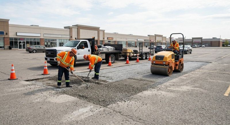 Parking Lot Leveling in Layton, UT